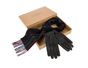 Szalik i rękawiczki w zestawie Lancerto - pomysł na prezent dla męża